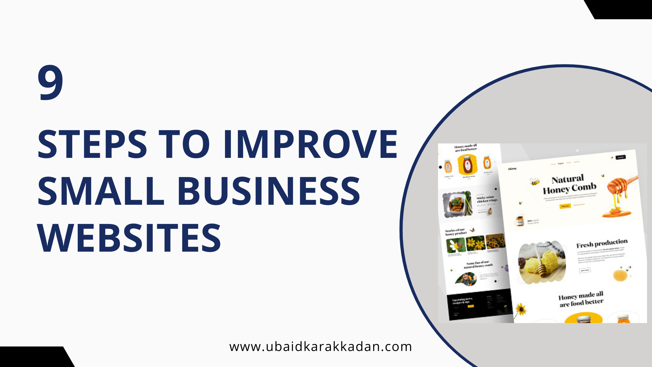 steps to improve small business websites