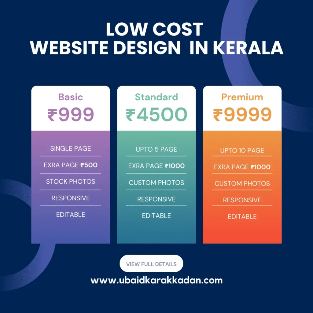 low-cost-website-design-in-kerala-pricing